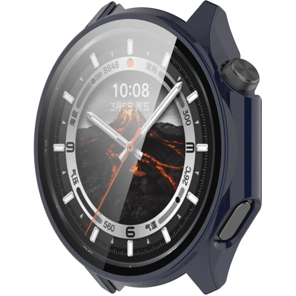 Wholesale Bizon Case+Glass Watch OnePlus Watch 3 / Oppo Watch X2 blue - BIZ8872 - {ean13} - Hurt