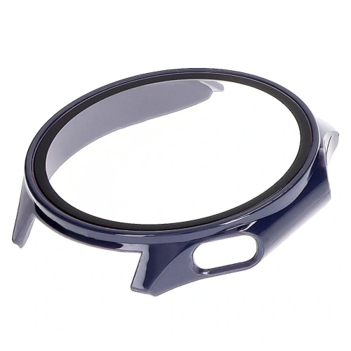 Etui ze szkłem do zegarka Bizon Case+Glass Watch do OnePlus Watch 3 / Oppo Watch X2 niebieskie