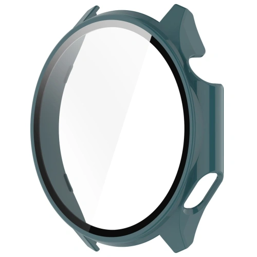 Etui ze szkłem do zegarka Bizon Case+Glass Watch do OnePlus Watch 3 / Oppo Watch X2 zielone