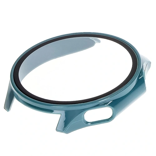 Etui ze szkłem do zegarka Bizon Case+Glass Watch do OnePlus Watch 3 / Oppo Watch X2 zielone