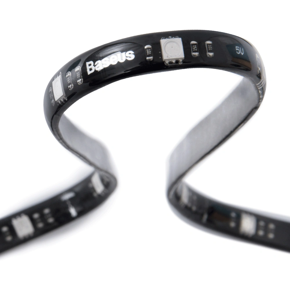 Hurtownia GSM - Samolepicí LED pásek Baseus GAMO s dálkovým ovládáním, RGB, 5W, 1,5m - BSU1495 - {ean13} - Hurt