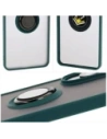 Wholesale Bizon Case Hybrid Ring Samsung Galaxy S25 Edge smoky with a dark green frame - BIZ8877 - {ean13} - Hurt