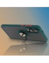 Wholesale Bizon Case Hybrid Ring Samsung Galaxy S25 Edge smoky with a dark green frame - BIZ8877 - {ean13} - Hurt