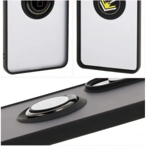 Wholesale Bizon Case Hybrid Ring Samsung Galaxy S25 Edge smoky with a black frame - BIZ8878 - {ean13} - Hurt