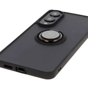 Hurtownia GSM - Bizon Case Hybrid Ring Samsung Galaxy S25 Edge füstös fekete kerettel - BIZ8878 - {ean13} - Hurt