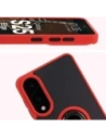 Hurtownia GSM - Bizon Case Hybrid Ring Samsung Galaxy S25 Edge fumuriu cu un cadru roșu - BIZ8879 - {ean13} - Hurt