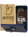Hurtownia GSM - Bizon Case Hybrid Ring Samsung Galaxy S25 Edge füstös színben, sötétkék kerettel - BIZ8880 - {ean13} - Hurt