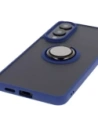 Hurtownia GSM - Bizon Case Hybrid Ring Samsung Galaxy S25 Edge füstös színben, sötétkék kerettel - BIZ8880 - {ean13} - Hurt