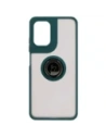 Wholesale Bizon Case Hybrid Ring Motorola Moto G05 / E15 smoky with a dark green frame - BIZ8881 - {ean13} - Hurt