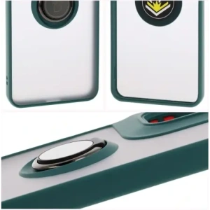 Hurtownia GSM - Bizon Case Hybrid Ring Motorola Moto G05 / E15 kouřový s tmavě zeleným rámem - BIZ8881 - {ean13} - Hurt