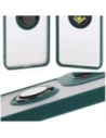 Hurtownia GSM - Bizon Case Hybrid Ring Motorola Moto G05 / E15 kouřový s tmavě zeleným rámem - BIZ8881 - {ean13} - Hurt