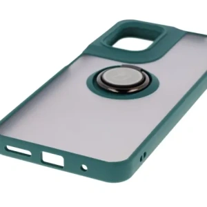 Wholesale Bizon Case Hybrid Ring Motorola Moto G05 / E15 smoky with a dark green frame - BIZ8881 - {ean13} - Hurt