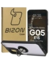 Bizon Case Hybrid Ring Motorola Moto G05 / E15 smoky with a black frame