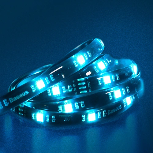 Samoprzylepna taśma LED Baseus GAMO z pilotem , RGB, 5W, 1,5m
