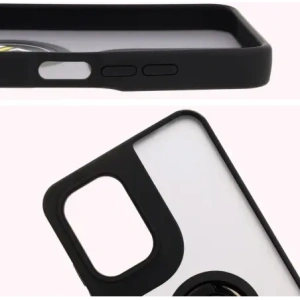 Wholesale Bizon Case Hybrid Ring Motorola Moto G05 / E15 smoky with a black frame - BIZ8882 - {ean13} - Hurt