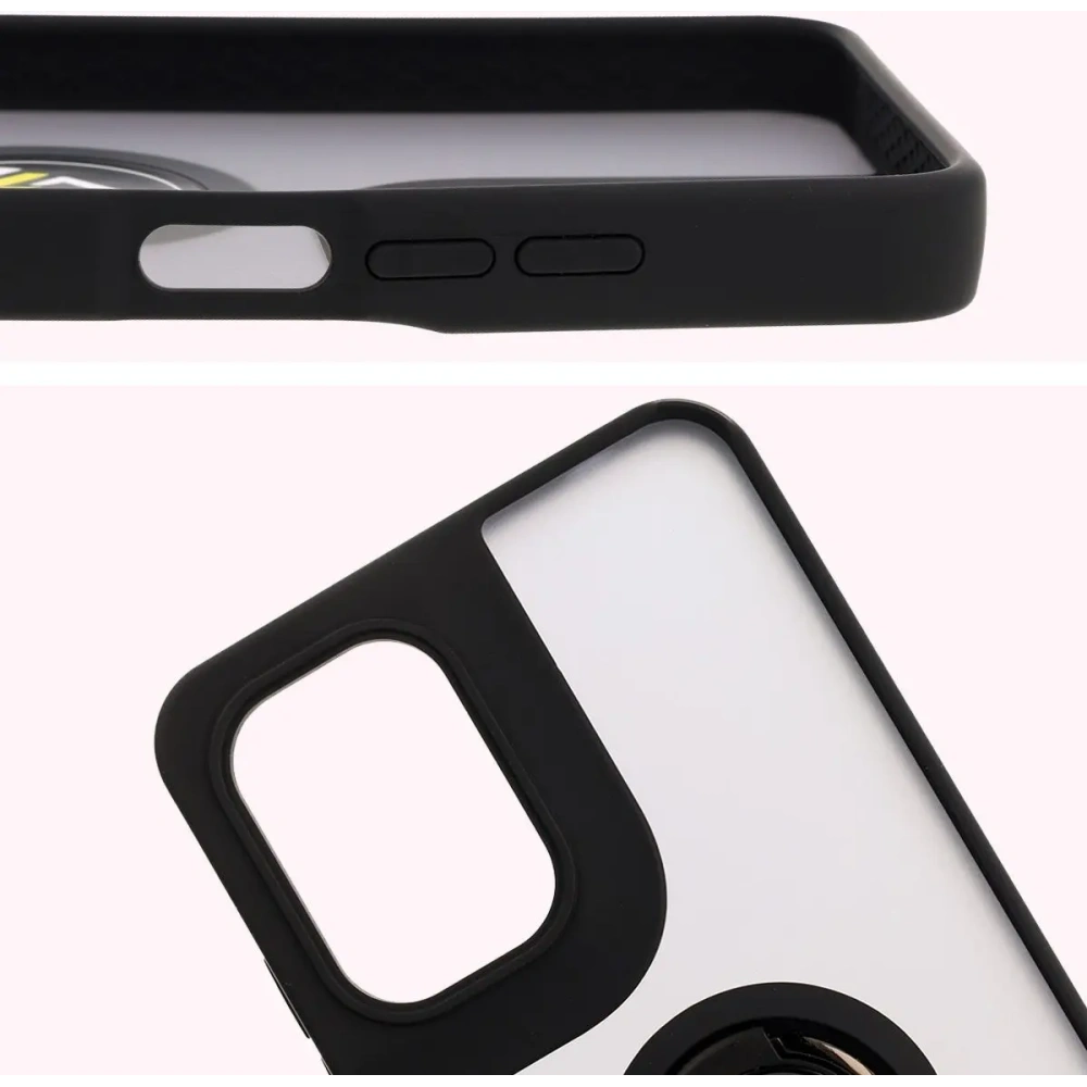 Hurtownia GSM - Bizon Case Hybrid Ring Motorola Moto G05 / E15 rauchig mit einem schwarzen Rahmen - BIZ8882 - {ean13} - Hurt