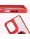 Hurtownia GSM - Bizon Case Hybrid Ring Motorola Moto G05 / E15 kouřový s červeným rámem - BIZ8883 - {ean13} - Hurt