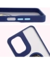 Hurtownia GSM - Bizon Case Hybrid Ring Motorola Moto G05 / E15 rauchig mit einem dunkelblauen Rahmen - BIZ8884 - {ean13} - Hurt