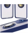 Wholesale Bizon Case Hybrid Ring Motorola Moto G05 / E15 smoky with a dark blue frame - BIZ8884 - {ean13} - Hurt