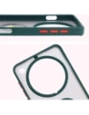 Wholesale Bizon Case Hybrid Ring Oppo Find X8 Pro smoky with a dark green frame - BIZ8885 - {ean13} - Hurt
