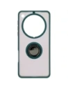 Wholesale Bizon Case Hybrid Ring Oppo Find X8 Pro smoky with a dark green frame - BIZ8885 - {ean13} - Hurt
