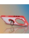 Wholesale Bizon Case Hybrid Ring Oppo Find X8 Pro smoky with a red frame - BIZ8887 - {ean13} - Hurt