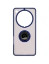 Wholesale Bizon Case Hybrid Ring Oppo Find X8 Pro smoky with a dark blue frame - BIZ8888 - {ean13} - Hurt