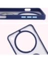 Hurtownia GSM - Bizon Case Hybrid Ring Oppo Find X8 Pro füstös, sötétkék kerettel - BIZ8888 - {ean13} - Hurt