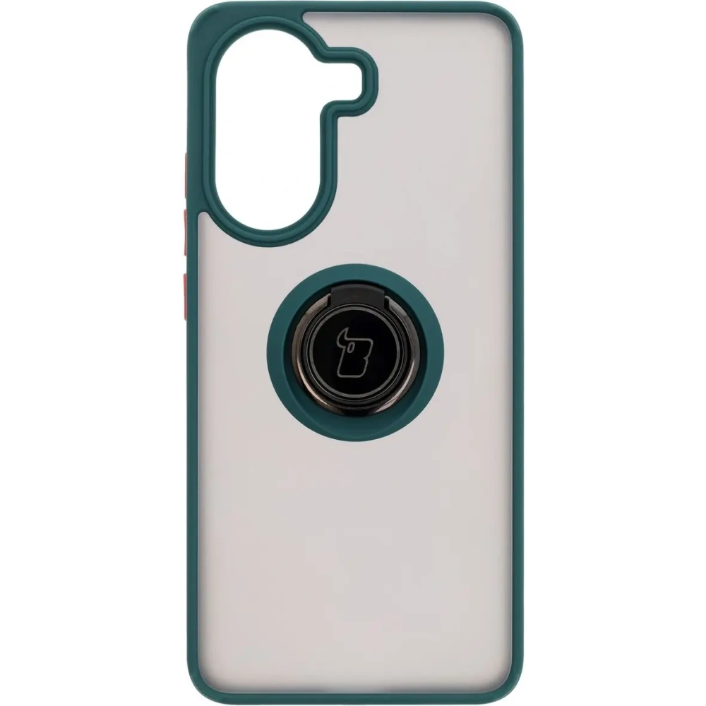 Hurtownia GSM - Bizon Case Hybrid Ring Xiaomi Poco X7 Pro rauchig mit einem dunkelgrünen Rahmen - BIZ8889 - {ean13} - Hurt