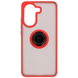 Wholesale Bizon Case Hybrid Ring Xiaomi Poco X7 Pro smoky with a red frame - BIZ8890 - {ean13} - Hurt