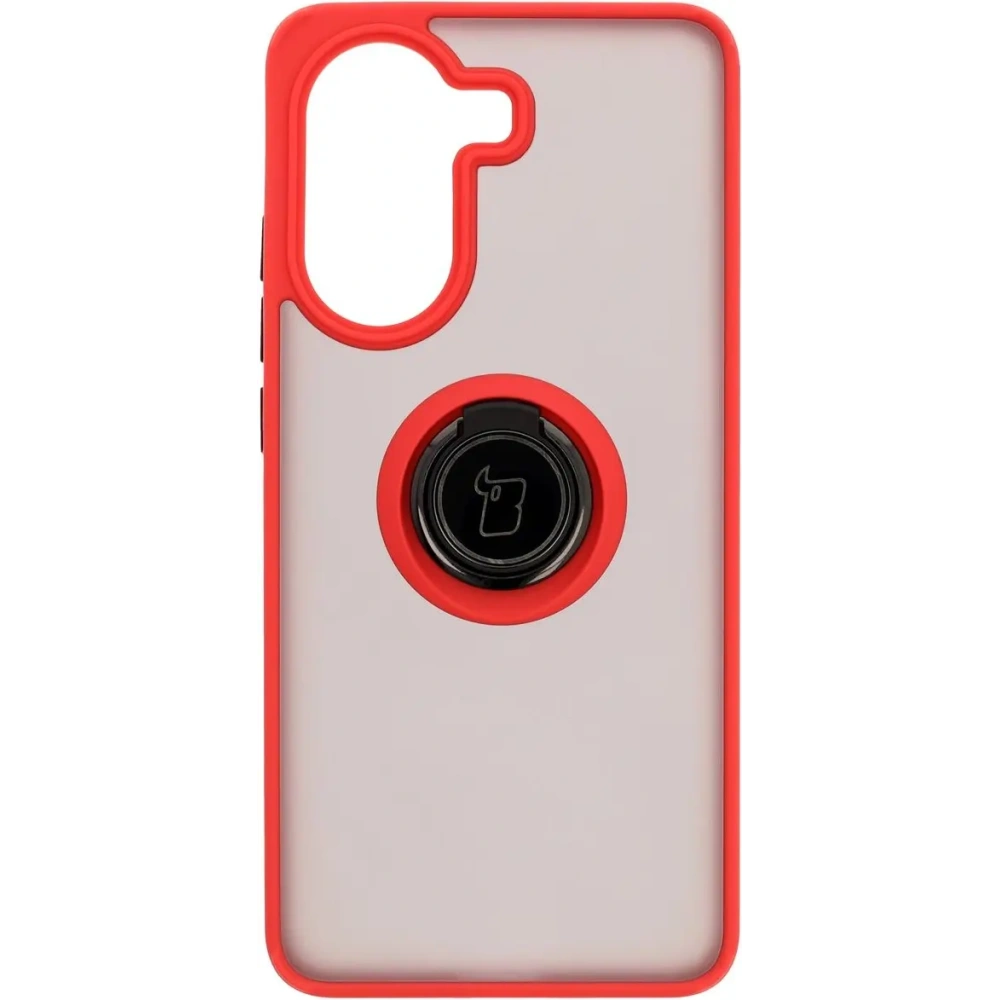 Hurtownia GSM - Bizon Case Hybrid Ring Xiaomi Poco X7 Pro rauchig mit einem roten Rahmen - BIZ8890 - {ean13} - Hurt