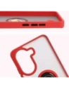 Hurtownia GSM - Bizon Case Hybrid Ring Xiaomi Poco X7 Pro rauchig mit einem roten Rahmen - BIZ8890 - {ean13} - Hurt
