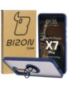Hurtownia GSM - Etui z uchwytem na palec Bizon Case Hybrid Ring do Xiaomi Poco X7 Pro przydymione z granatową ramką - BIZ8891 - {ean13} - Hurt