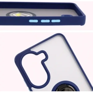 Hurtownia GSM - Bizon Case Hybrid Ring Xiaomi Poco X7 Pro rauchig mit einem dunkelblauen Rahmen - BIZ8891 - {ean13} - Hurt