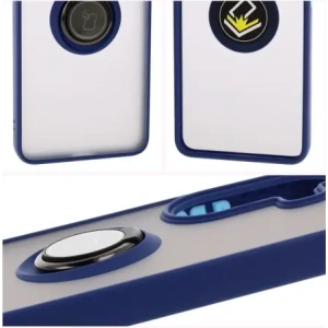 Hurtownia GSM - Bizon Case Hybrid Ring Xiaomi Poco X7 Pro rauchig mit einem dunkelblauen Rahmen - BIZ8891 - {ean13} - Hurt