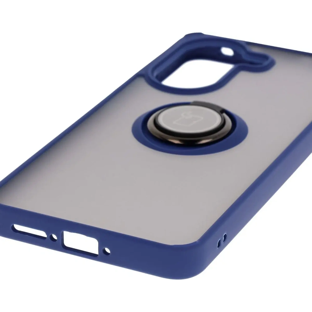 Hurtownia GSM - Bizon Case Hybrid Ring Xiaomi Poco X7 Pro kouřový s tmavě modrým rámem - BIZ8891 - {ean13} - Hurt