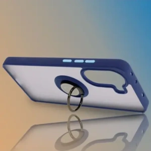 Hurtownia GSM - Bizon Case Hybrid Ring Xiaomi Poco X7 Pro rauchig mit einem dunkelblauen Rahmen - BIZ8891 - {ean13} - Hurt