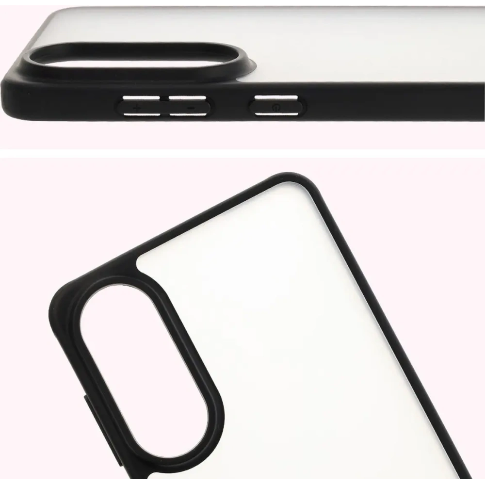 Wholesale Bizon Case Angelo Samsung Galaxy S25 Edge smoky with a black frame - BIZ8892 - {ean13} - Hurt