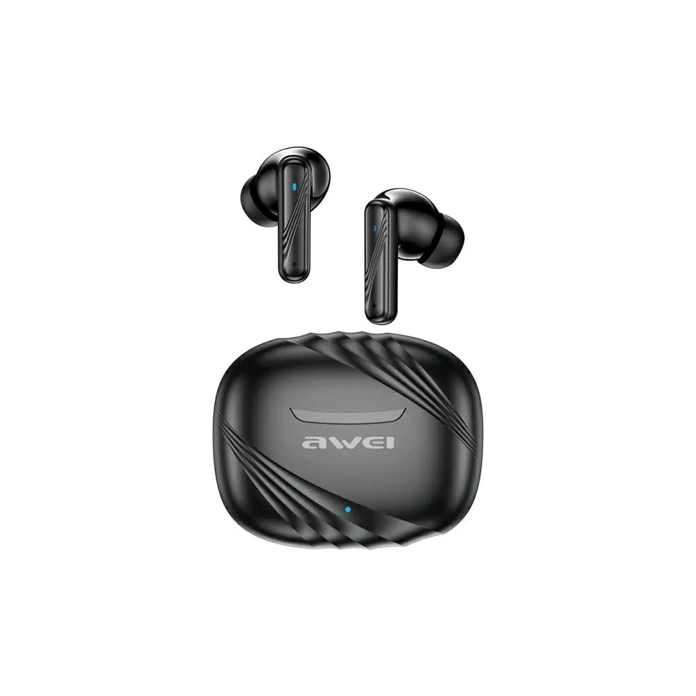 Hurtownia GSM - AWEI Bluetooth 5.3 TA6 ANC kabellose Kopfhörer + Dockingstation Schwarz - AWEI245 - {ean13} - Hurt