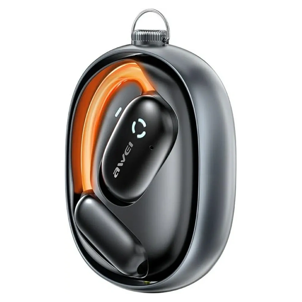 Hurtownia GSM - AWEI Bluetooth 5.4 TZ13 ANC vezeték nélküli fejhallgató + dokkoló állomás fekete - AWEI246 - {ean13} - Hurt