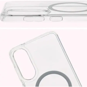 Hurtownia GSM - Etui z pierścieniem magnetycznym Bizon Case CrystalO do Samsung Galaxy S25 Edge przezroczyste - BIZ8893 - {ean13} - Hurt
