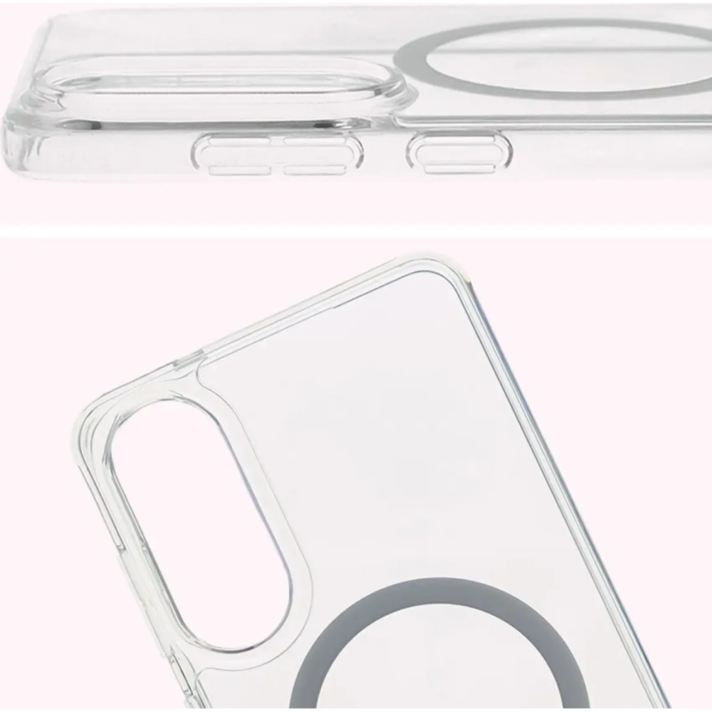 Hurtownia GSM - Bizon Case CrystalO cu inel magnetic Samsung Galaxy S25 Edge transparent - BIZ8893 - {ean13} - Hurt