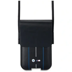 Hurtownia GSM - BMW Pungă pentru telefon cu dungi albastre pe fundal negru - BMW813 - {ean13} - Hurt