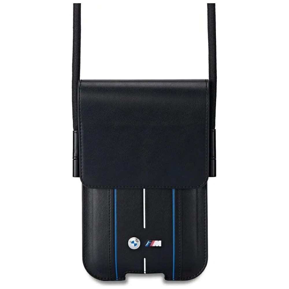 Hurtownia GSM - Torebka BMW Phone Pouch Blue Stripes czarny - BMW813 - {ean13} - Hurt