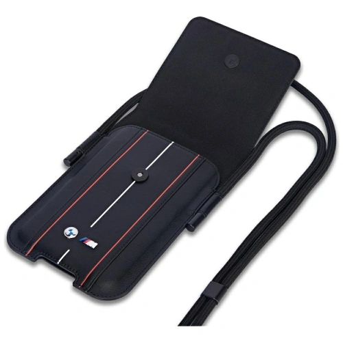 Torebka BMW Phone Pouch Red Stripes czarny