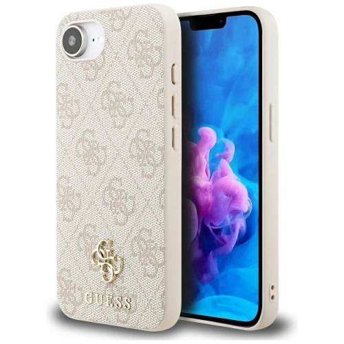 Etui Guess 4G Small 4G and Classic MagSafe do Apple iPhone 16e różowy