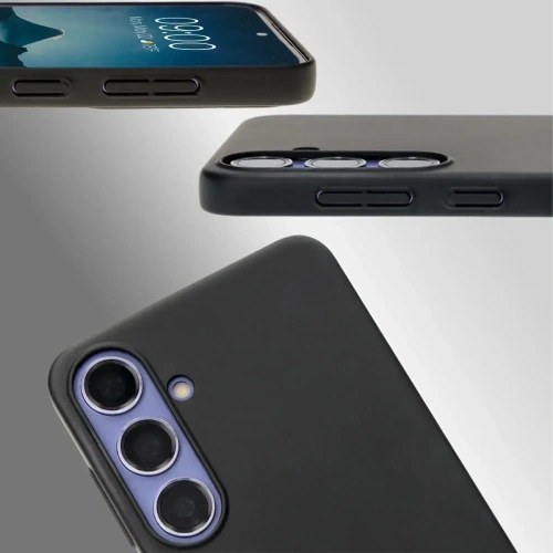 Etui Bizon Case Łupka do Samsung Galaxy S24+ Plus czarne