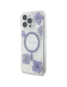 Hurtownia GSM - Guess Gyanta Virágok MagSafe Apple iPhone 16 Pro Max lila - GUE4503 - {ean13} - Hurt