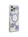 Hurtownia GSM - Guess Gyanta Virágok MagSafe Apple iPhone 16 Pro Max lila - GUE4503 - {ean13} - Hurt