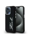 Hurtownia GSM - Karl Lagerfeld Silikon Metall Schriftzug Logo Apple iPhone 15 Pro Max schwarz - KLD22000 - {ean13} - Hurt